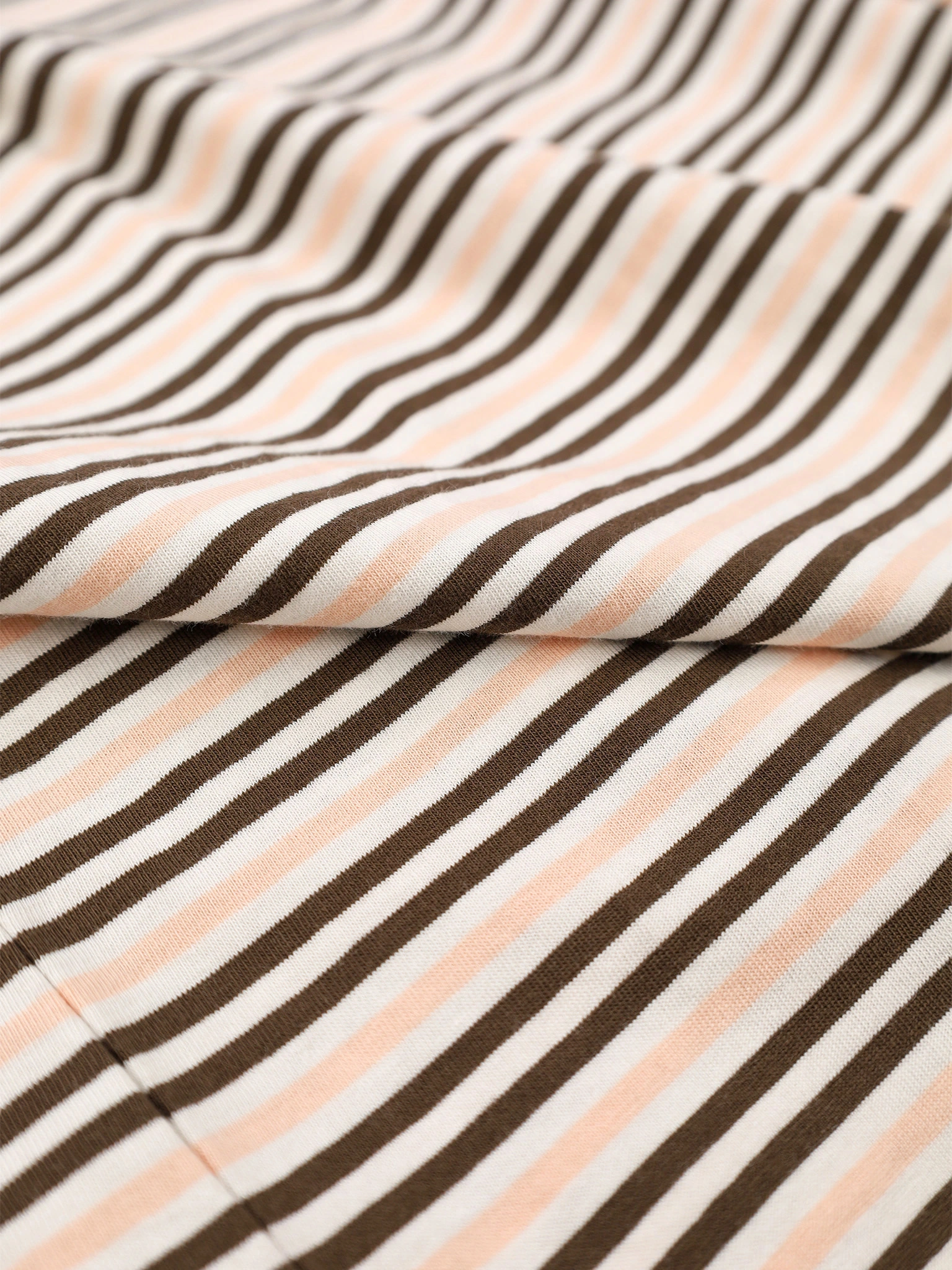 Футболка в разноцветную полоску из хлопка